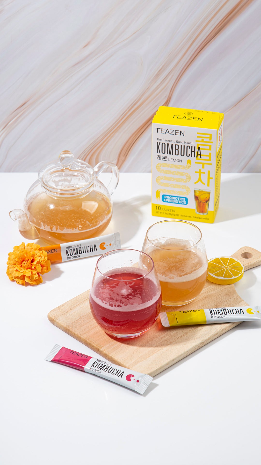 TEAZEN - Kombucha | Boisson Instantanée Probiotiques