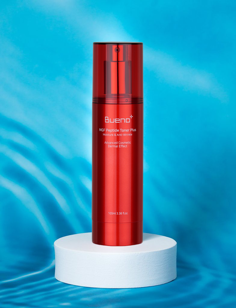 Bueno; tonique aux peptides; MGF; anti-rides; anti-âge puissant; régénération cellulaire; lutte signes de vieillesse; naturel; k-beauty; beauté coréenne; clean beauty; skincare