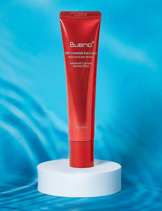 Bueno; crème contour des yeux; MGF; peptides; anti âge puissant; lutte signes de vieillesse; naturel; k-beauty; beauté coréenne; clean beauty; skincare