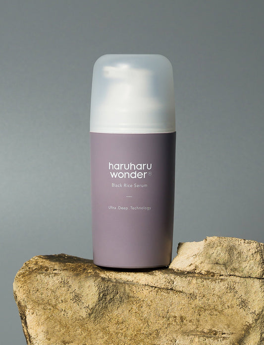 Haru Haru Wonder; sérum au riz noir; sérum anti-rides; anti-âge; antioxydant; lutte contre signes de vieillesse; naturel; k-beauty; beauté coréenne; clean beauty; skincare