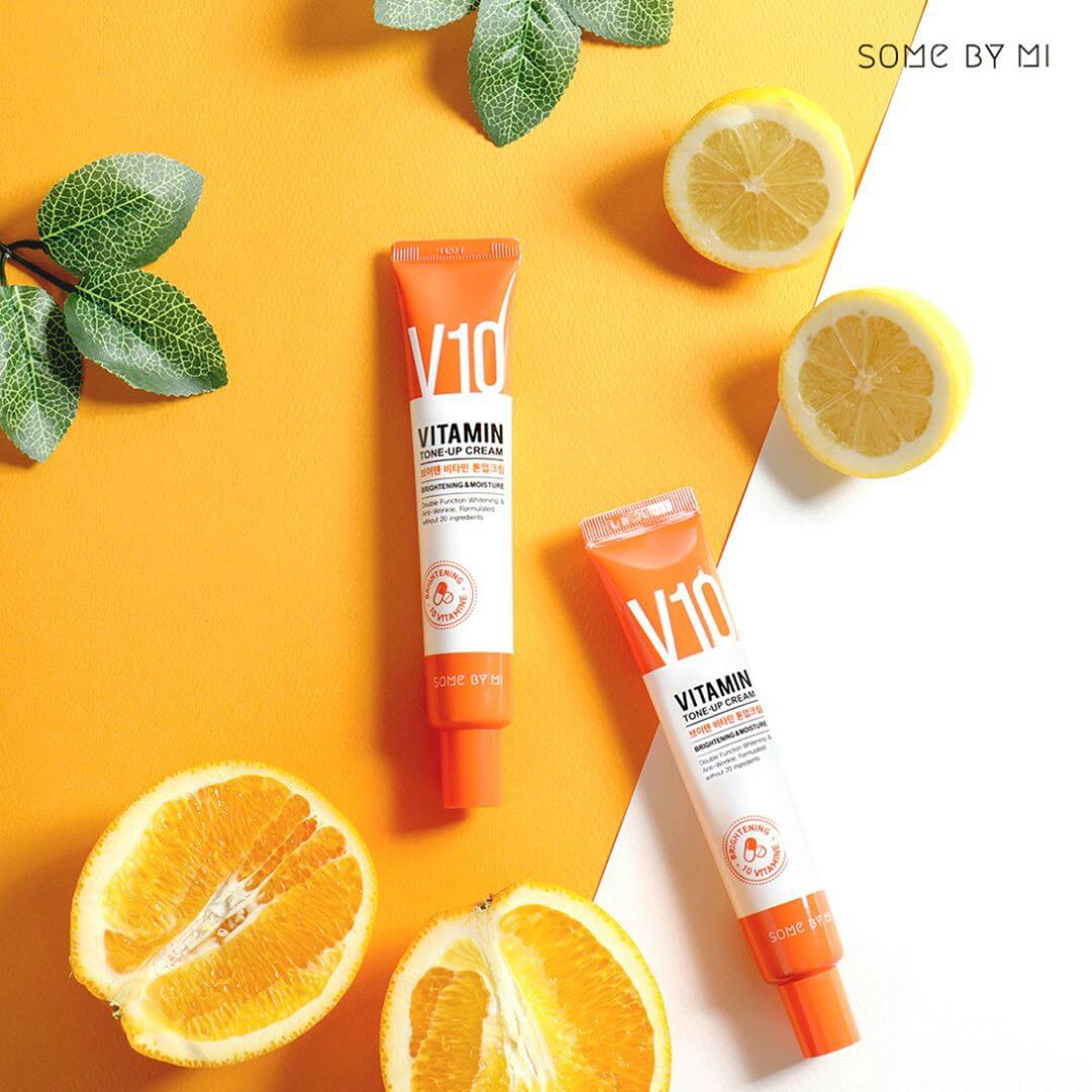 SOME BY MI - V10 Vitamin Tone-Up Cream - 50ml