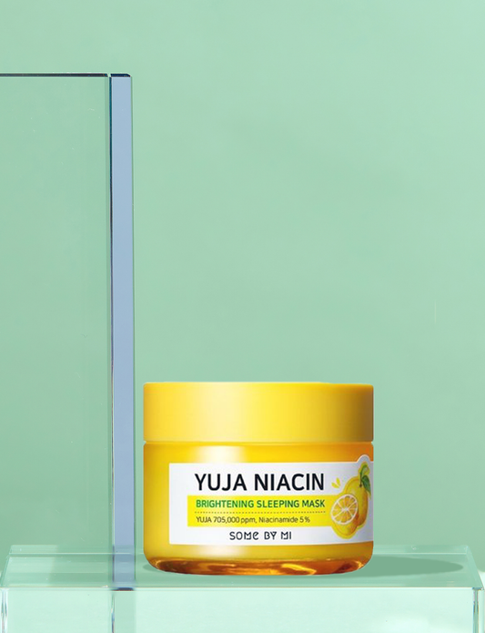 masque de nuit illuminateur; yuja niacin; Some By Mi; crème de nuit; crème blanchissante; anti-tâches brunes; lutte contre signe de vieillesse; naturel; k-beauty; beauté coréenne; clean beauty; skincare